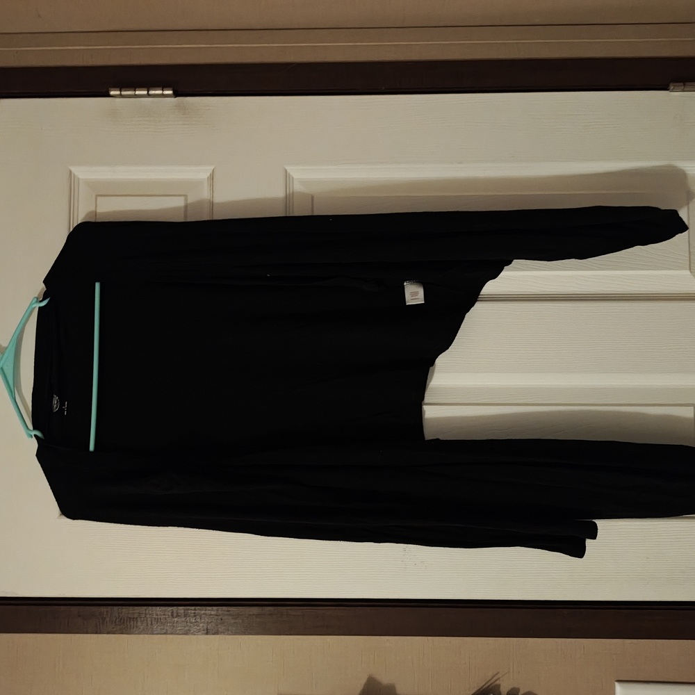 Black Long Sleeve Cardigan